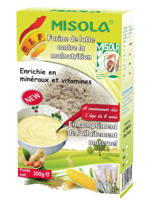 MISOLA farine infantile enrichie à base de céréales locales